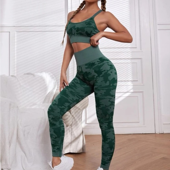 2pcs High Stretch Gym Set - Picture 2 of 10